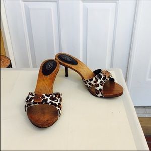 Dr Scholl’s Leopard Print Heels